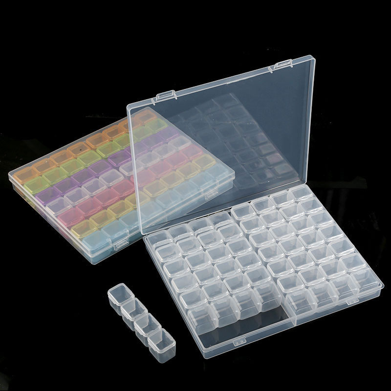 Token Tray Organizer - Przezroczysty organizer do paznokci Pudełko do