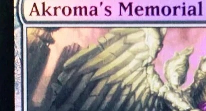 Board Game History - Karty Proxy Akroma's Memorial/Akromas Will, Czarne,