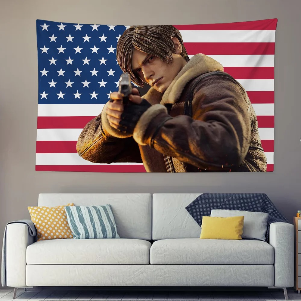 Board Game Resident Evil - Gobelin Leon Kennedy Resident Evil Flaga