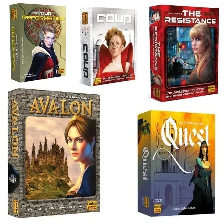 Board Game Avalon - Gra planszowa The Resistance Avalon Coup