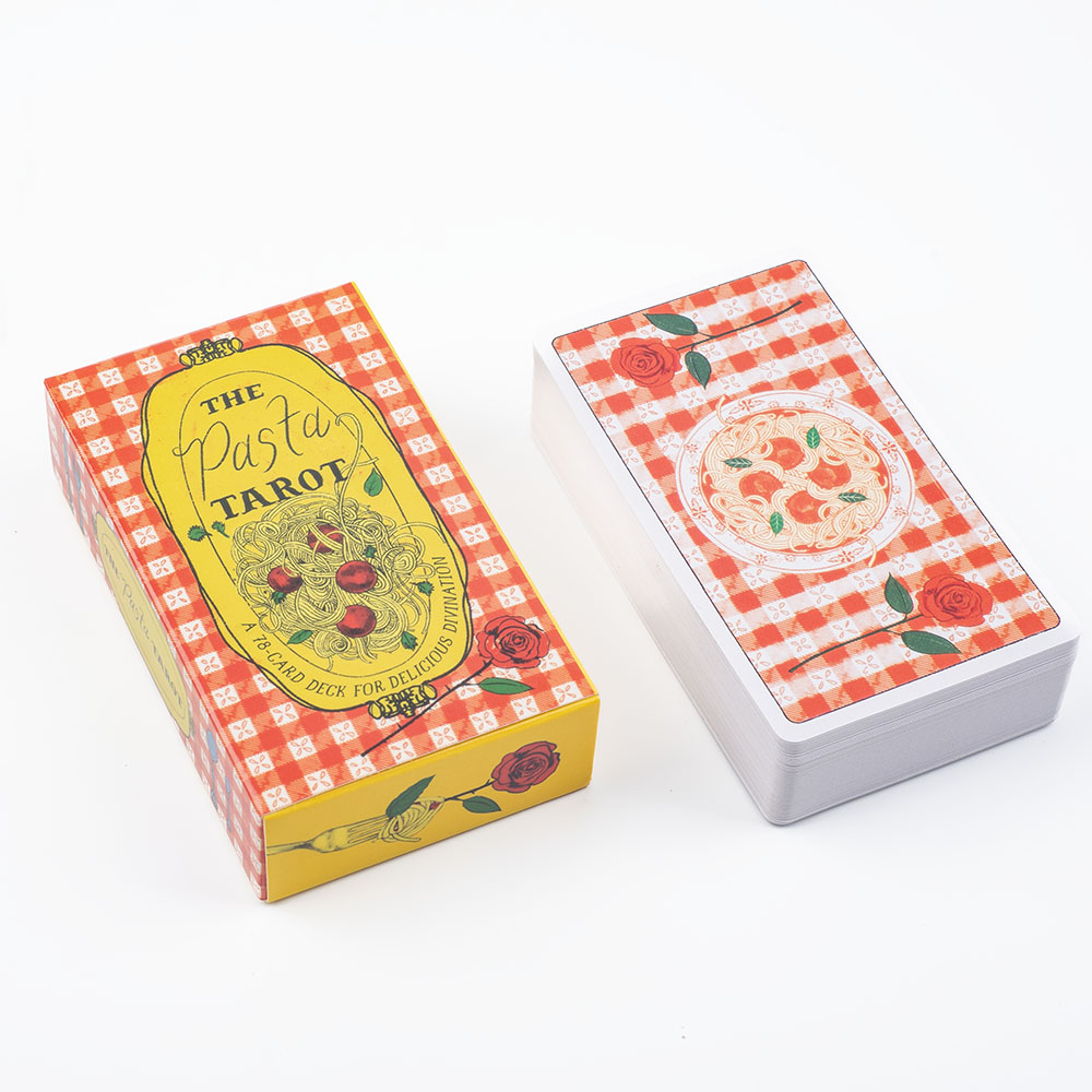 Board Game Quiz - Pasta Tarot 78-kartowa Talia Kart Gra