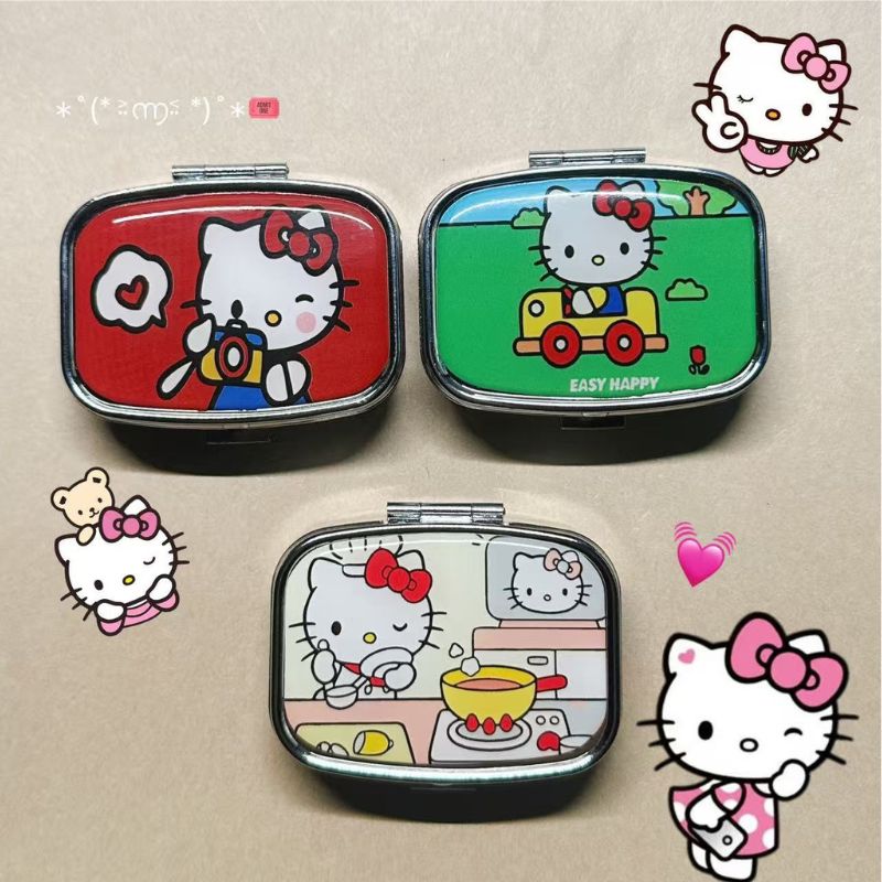 Token Tray Organizer - Anime Sanrio Hello Kitty Metalowe Pudełko