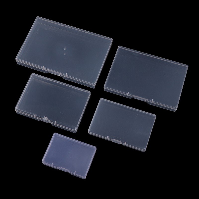Token Tray Organizer - Przezroczyste Plastikowe Pudełko Prostokątne Przezroczyste Pudełko