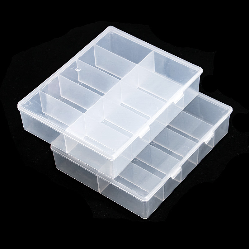 Token Tray Organizer - 10-siatkowe puste przezroczyste pudełko do przechowywania