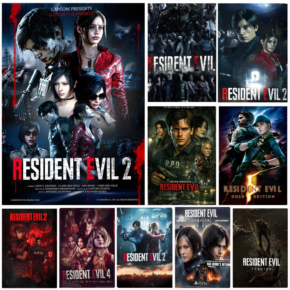 Board Game Resident Evil - C-Classic H-Hot Video Game Resident-Evil Plakat