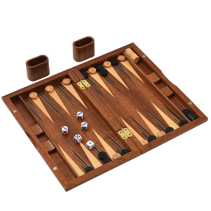 Backgammon z litego drewna, wy – Board Game Zenith recenzja i cena