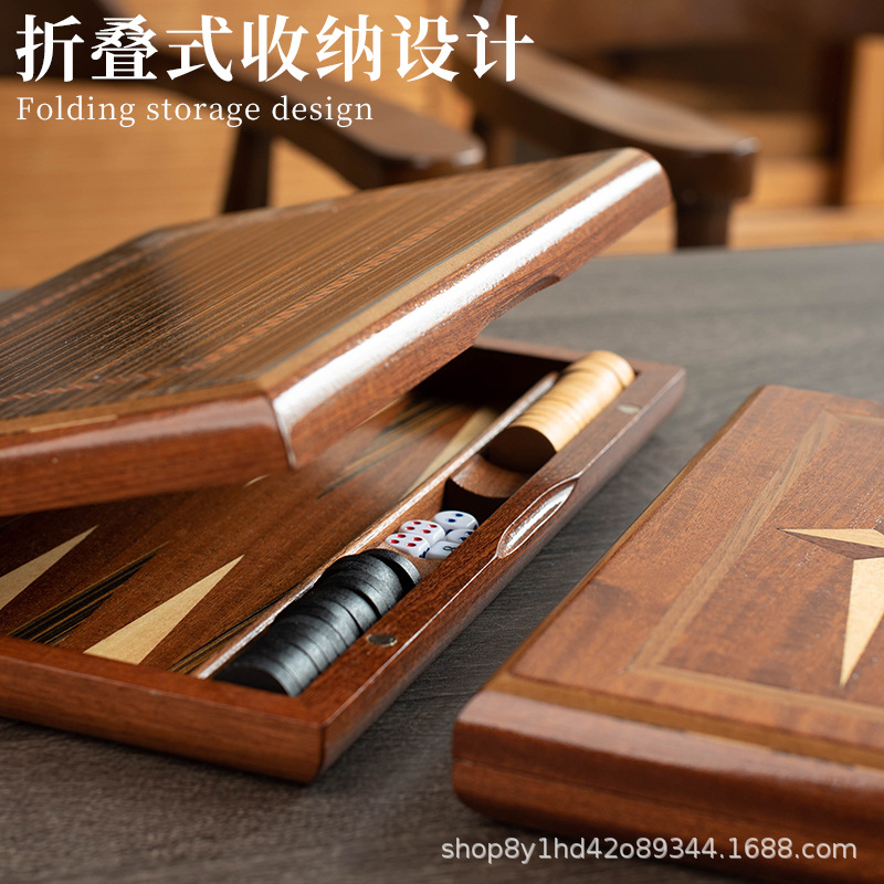 Backgammon z litego drewna, wy – Board Game Zenith recenzja i cena