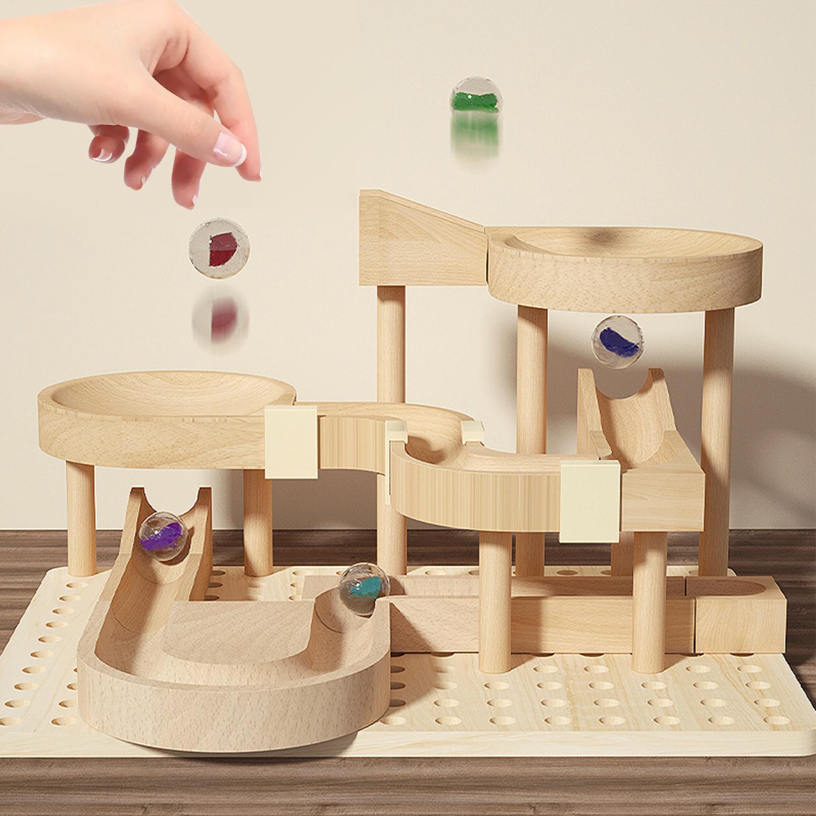 Drewniana torba z kulkami, lab – Board Game Race Track recenzja i cena