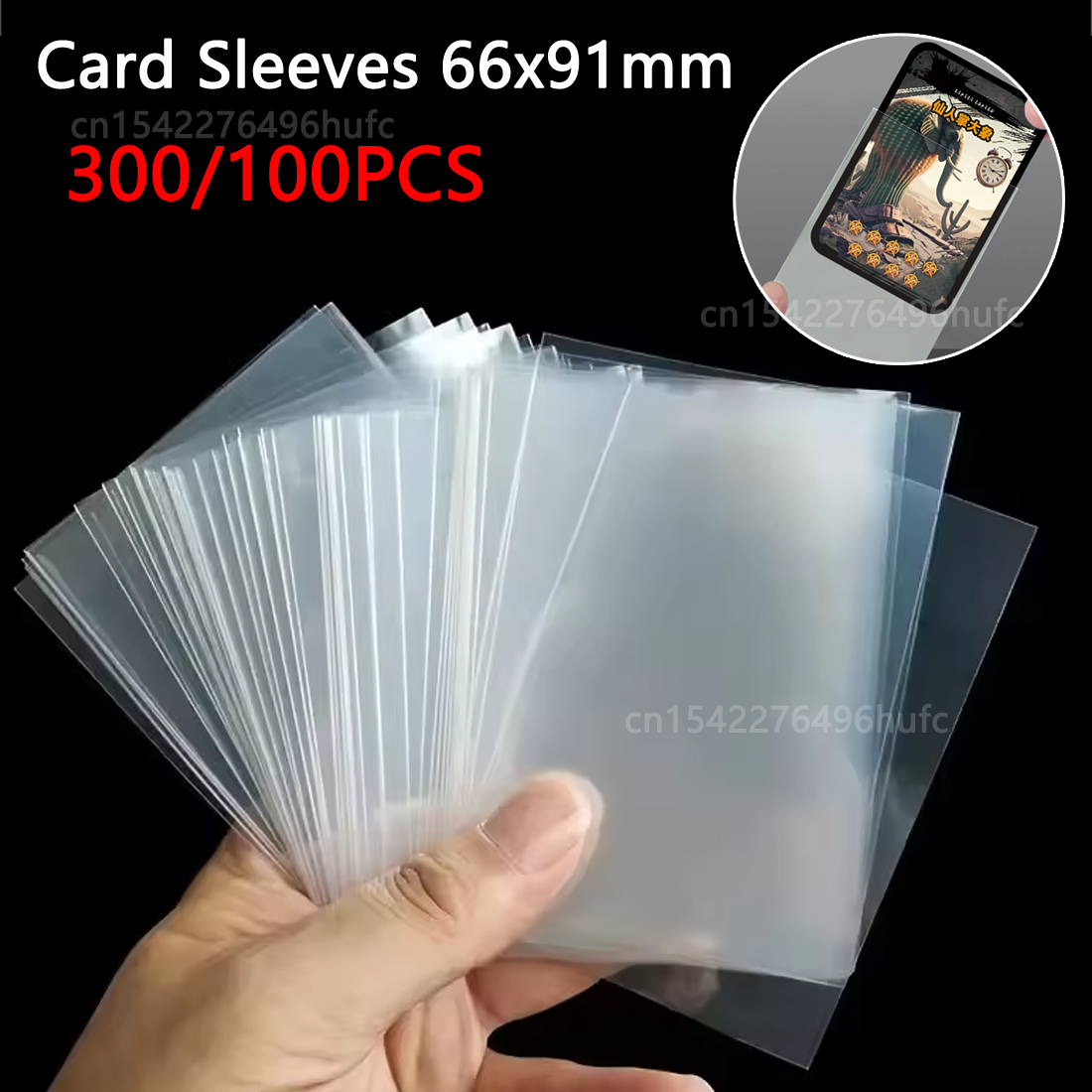 300/100 szt. Koszulki na karty – Card Sleeves Protector recenzja i cena