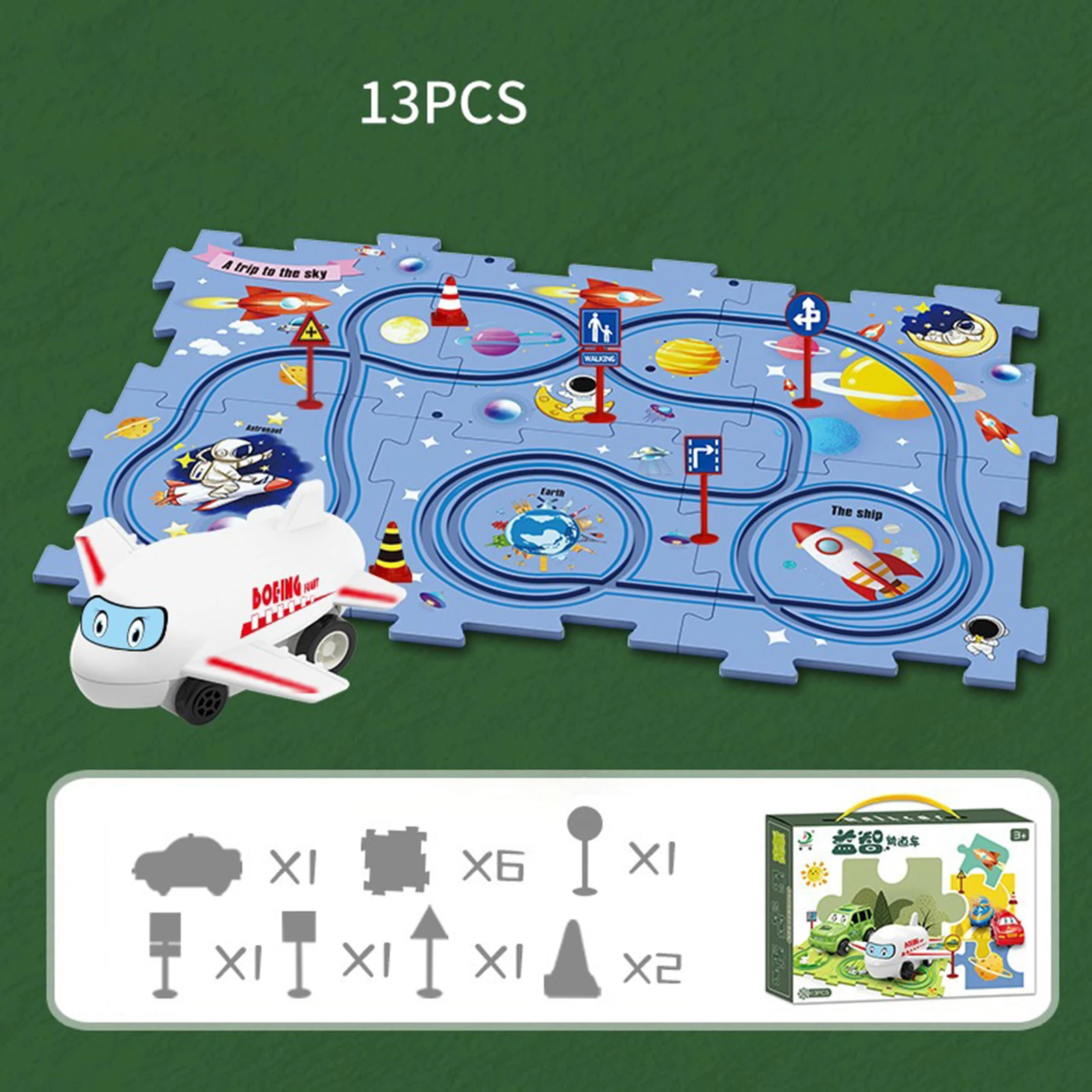 Montessori Elektryczna Torba z – Board Game Race Track recenzja i cena