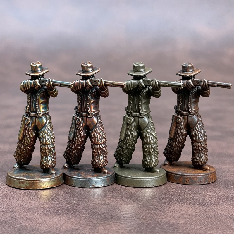Miniaturowe figurki kowbojów z – Board Game Movie recenzja i cena