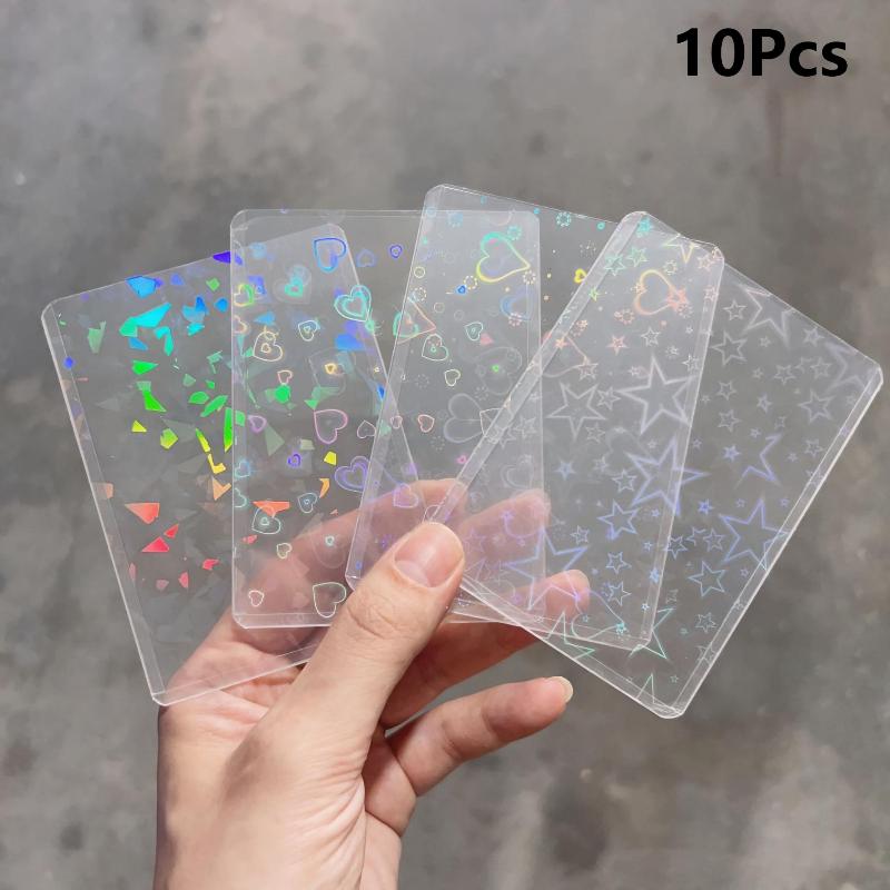 10 szt. Holograficzne Laserowe – Card Sleeves Protector recenzja i cena