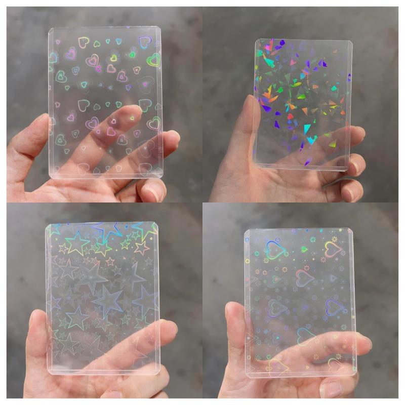 10 szt. Holograficzne Laserowe – Card Sleeves Protector recenzja i cena