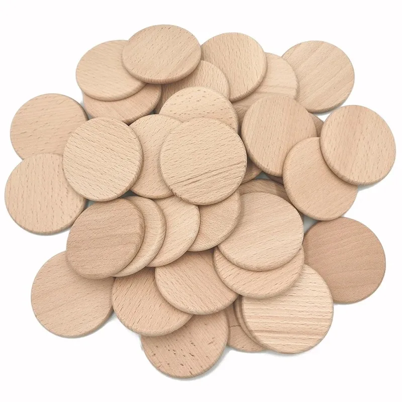 50 SZT. Okrągłe, Niewykończone – Board Game With Chips recenzja i cena