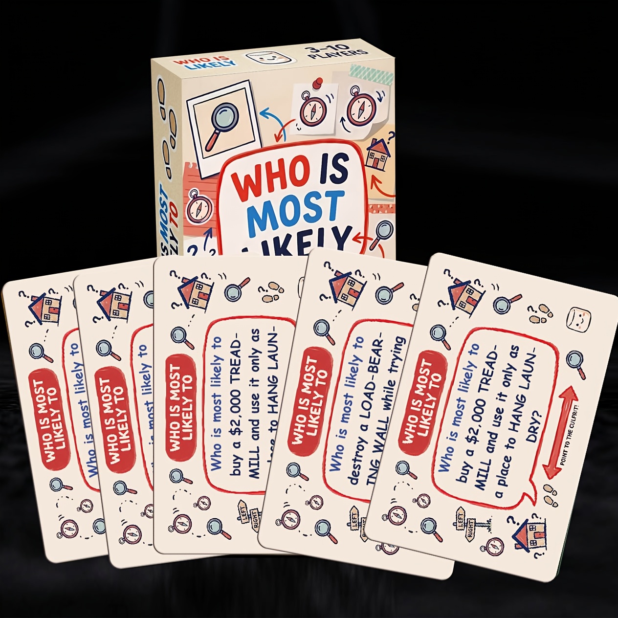 54 Wybrane Karty z Pytaniem „K – Board Game Quiz recenzja i cena