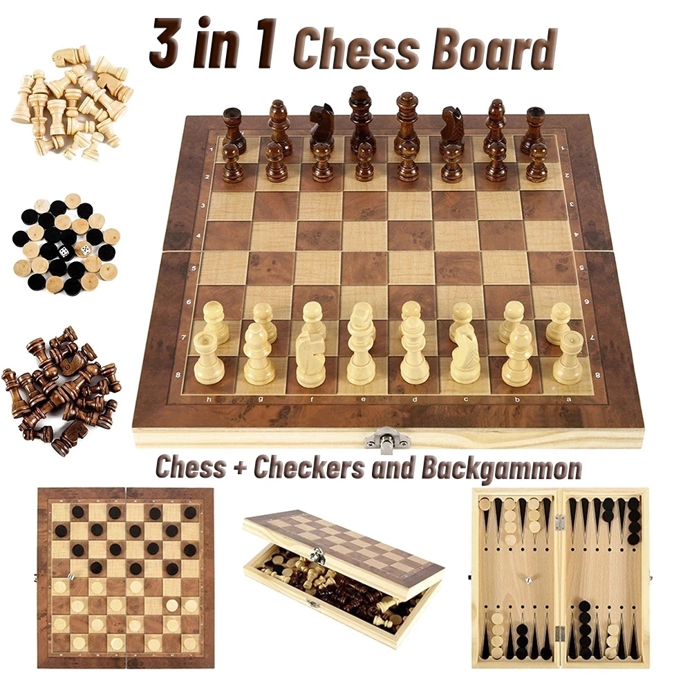 Zestaw drewnianych gier 3 w 1: – Board Game Operation recenzja i cena